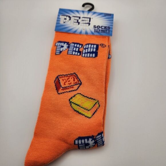 Mens Novelty Crew Socks Pez, Pop Tarts, Pringles Fits Mens 6-12 - Picture 8 of 8